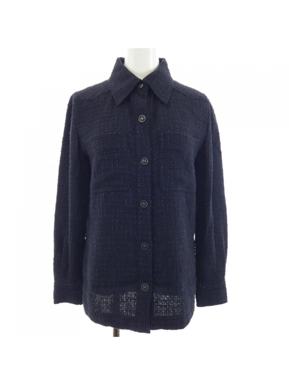 Chanel 01P Vintage Shirt Navy